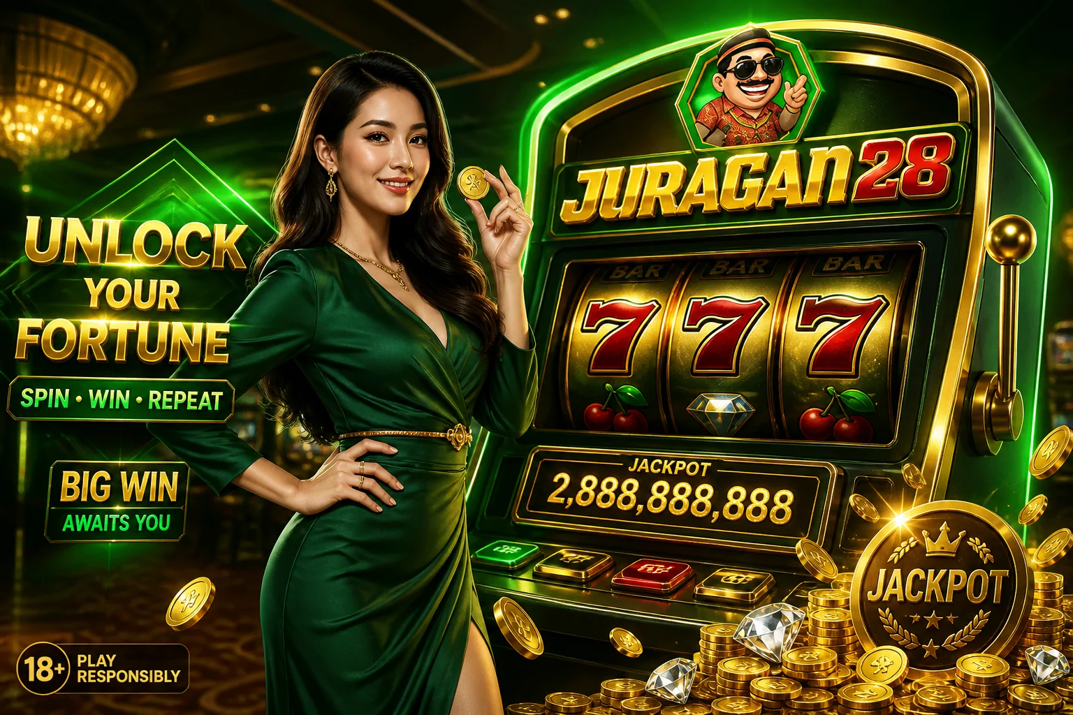 Juragan28 — Slot & hiburan kasino 18+